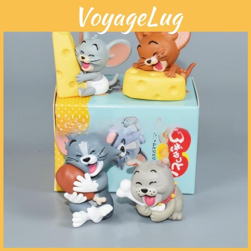 And Tom Jerry Action Figure Cartoon Model Toy Decoration Children Ornament Gifts