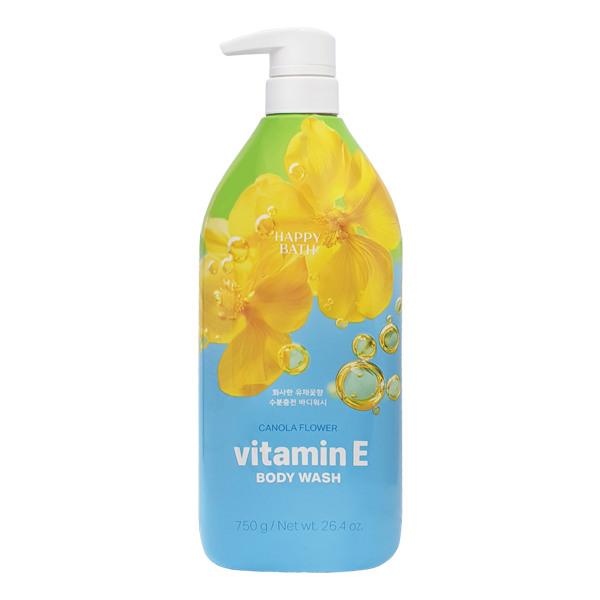 HAPPY BATH Rapeseed Flower Vitamin E Body Wash 750g