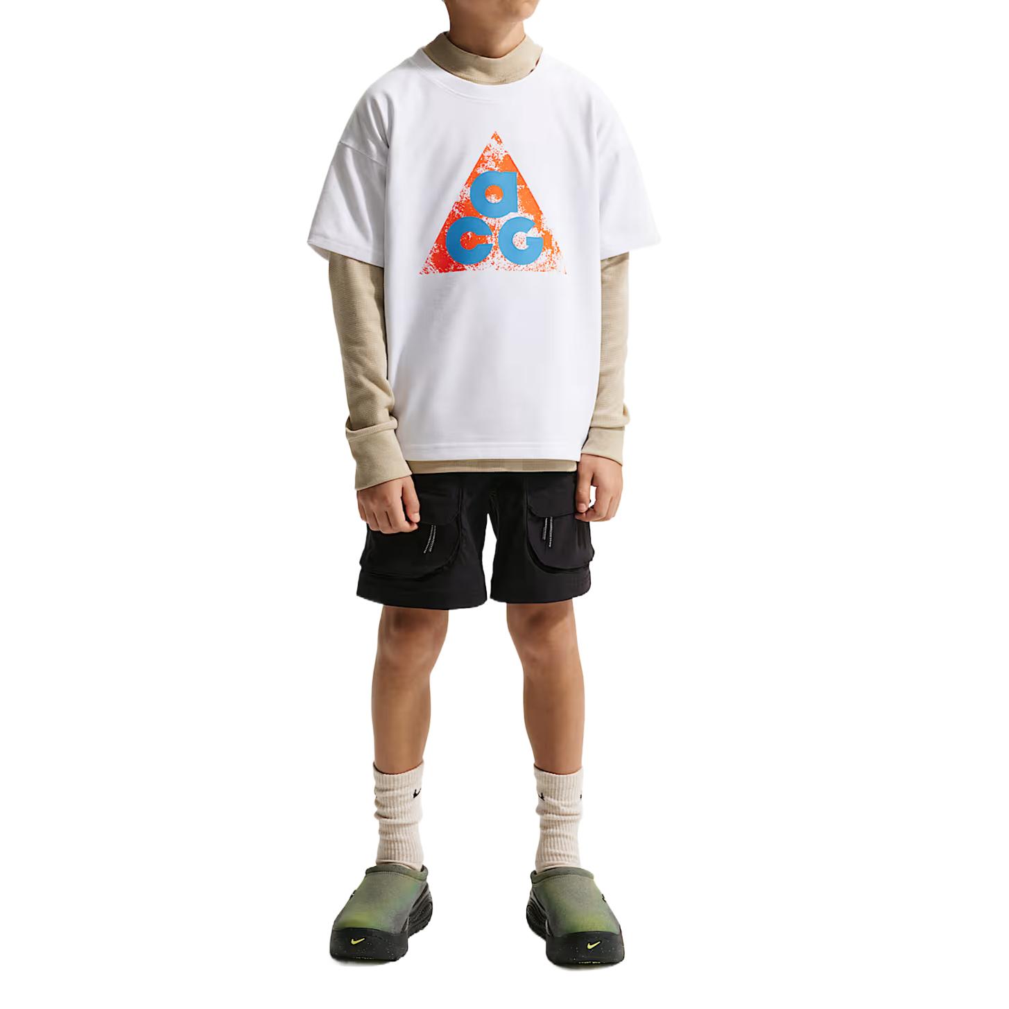 Nike ACG Series T-Shirt Thick Breathable Sweat-Wicking Quick-Dry Kids tops IM9322-100 XL
