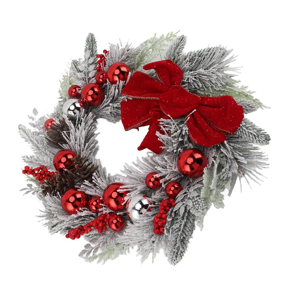 45CM 18 Inch Decorațiuni Coroană de Crăciun Coroană de Crăciun Artificială pentru Ușă Perete Masă