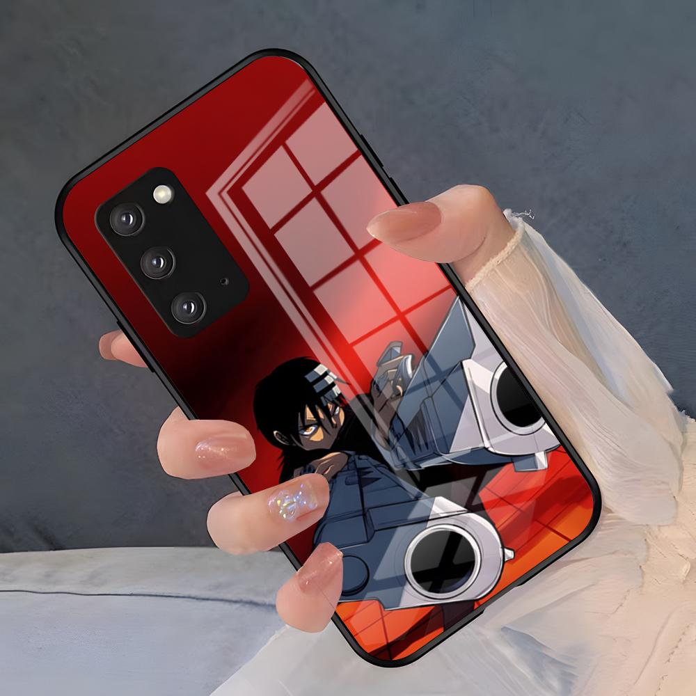 Cool Fashion S-Soul Eater Phone Case For Samsung A25 A13 A33 5G A54 A36 A35 A56 A52 A14 Shockproof Glass Cover