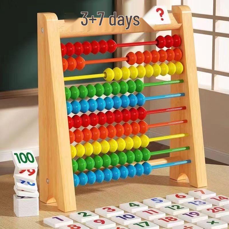 Children's Abacus Math Tool: 3-10 Years Educational Addition & Subtraction Frame
