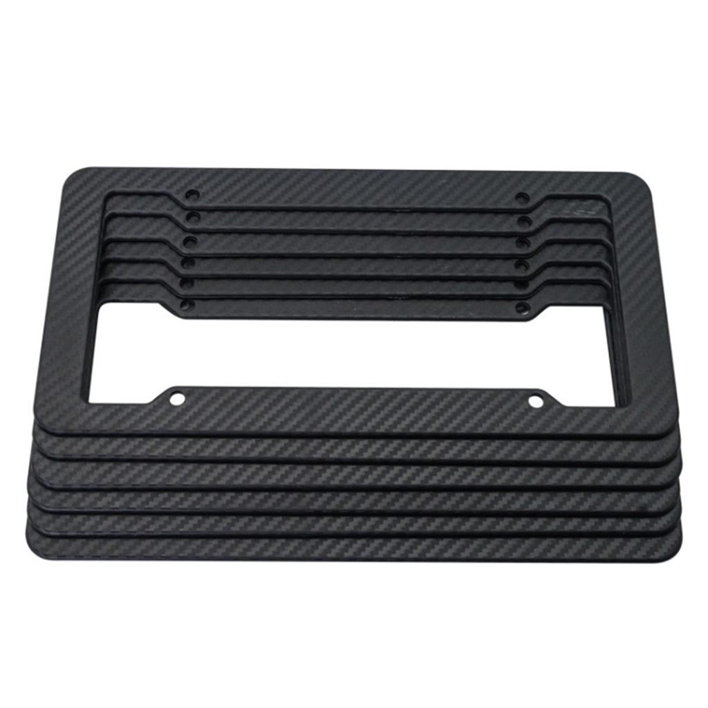 31cm x 16cm Standard-Aluminiumlegierung 4-Loch Kennzeichenhalter passend für amerikanisches Auto Kennzeichenhalter Rahmen 6
