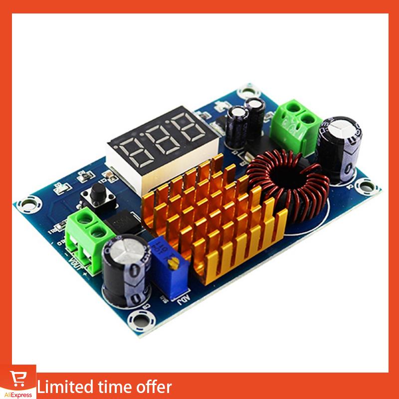

Fresh 2Pcs XH-M411 DC 4-35V To 5-45V Boost Module Digital Voltmeter Boost Converter Board 5A Power Adjustable Step-Up Module синій
