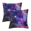 Planet Earth 2 Pcs Square Pillowcase Pillow Cover Cushion Zip Decorative Comfort Throw Pillow For Home Car