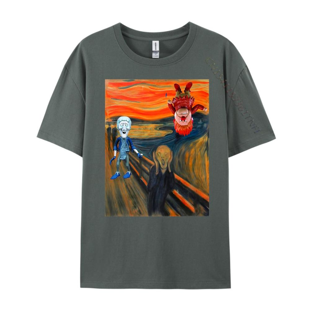 Funny Art Upside Down Cold Heat Luxury T Shirt Mens TShirts EU SIZE Mothers Day