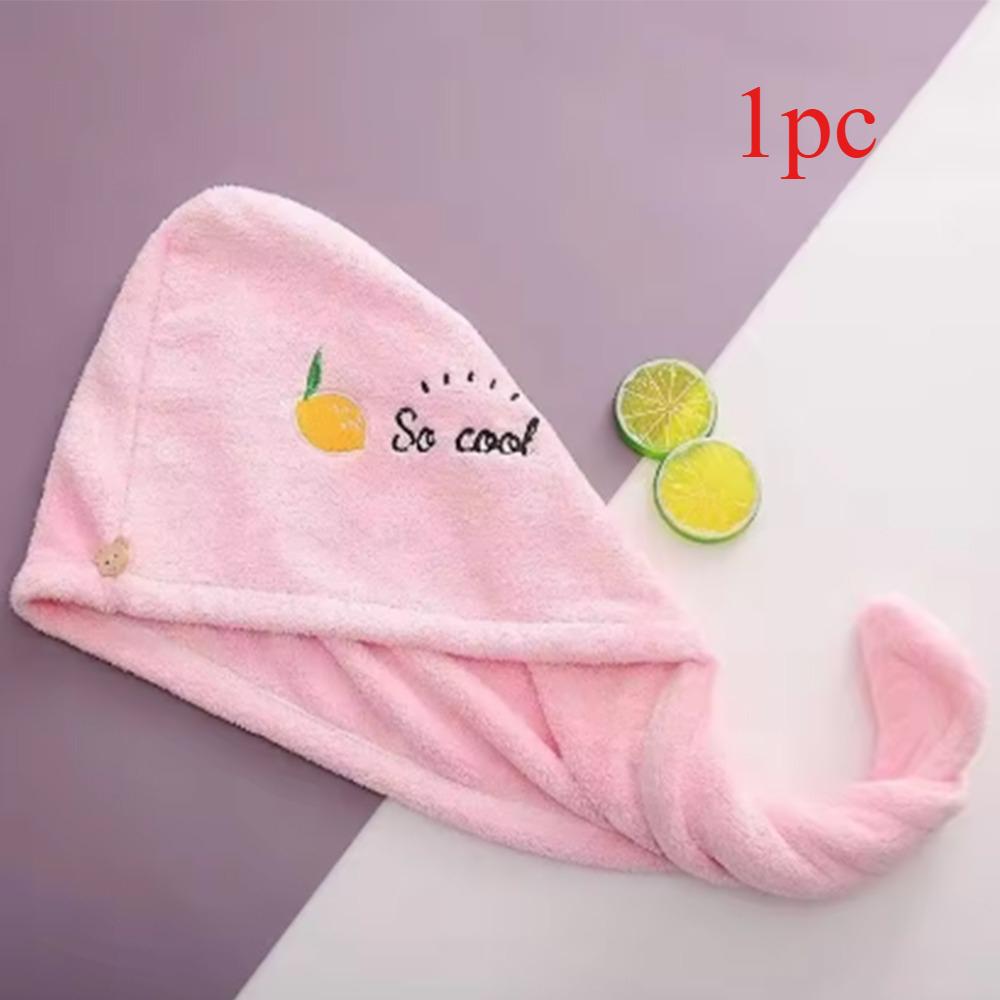 Luxury Microfiber Hair Drying Towel, Fast Dry Shower Cap Turban, Soft Head Wrap For Wet Hair, Bathroom Accessories Spa Towel Cap