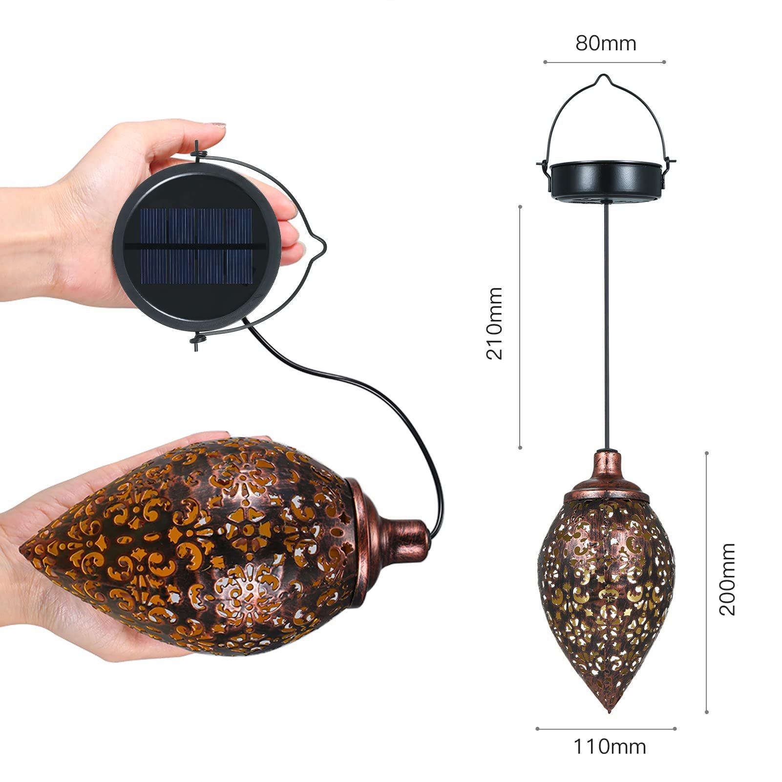 

JYL TS/009,Outdoor Hollow Iron Solar Light for Garden Balcony Landscape and Wall Hanging Water Drop Lamp One Size янтарь
