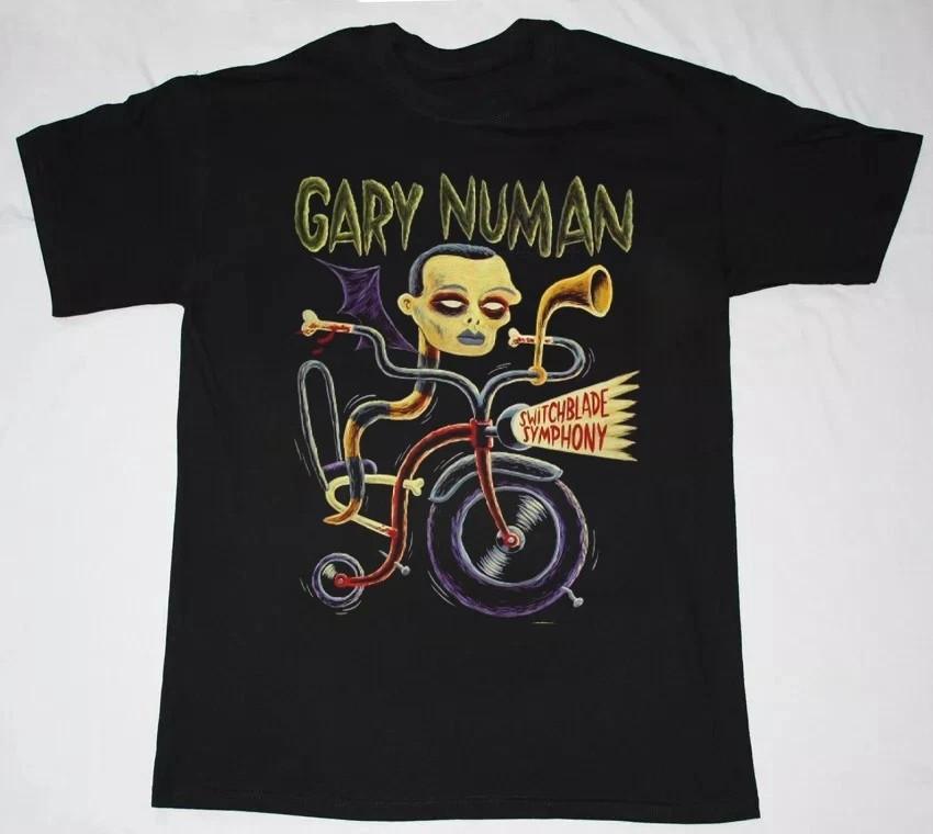 Gary Numan Vintage Concert Black Cotton Shirt Unisex T-Shirt XXL