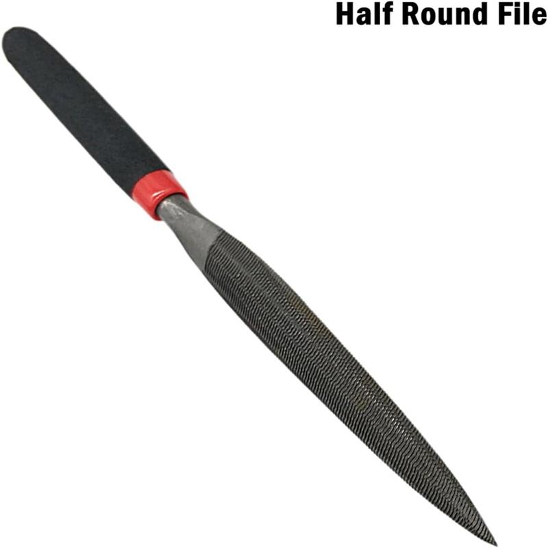 118mm Small Steel Files Needle Flat File for Stone Glass Metal Carving Craft Needle Filing Woodworking Hand Tool Set