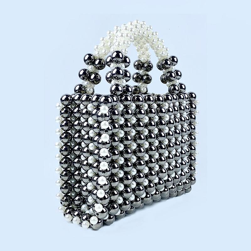 Handmade fringed weaving hollow handheld granule  French style string  high quality  new