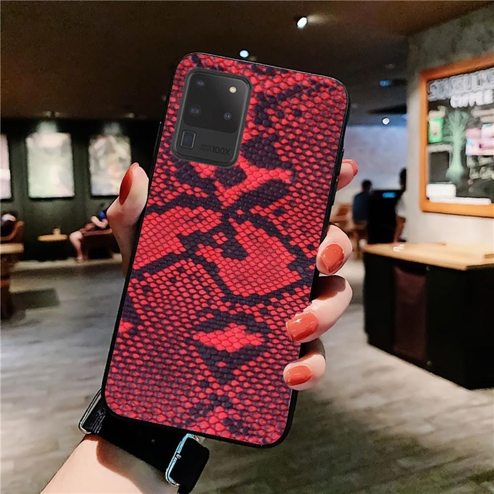 Snake Skin Phone Case For Samsung S 9 10 20 21 22 23 30 23 24 plus lite Ultra FE S10lite Fundas