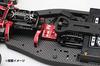 Yokomo RC Drift Car Steering Gyro DP-302V4 Red DPP-302V4R