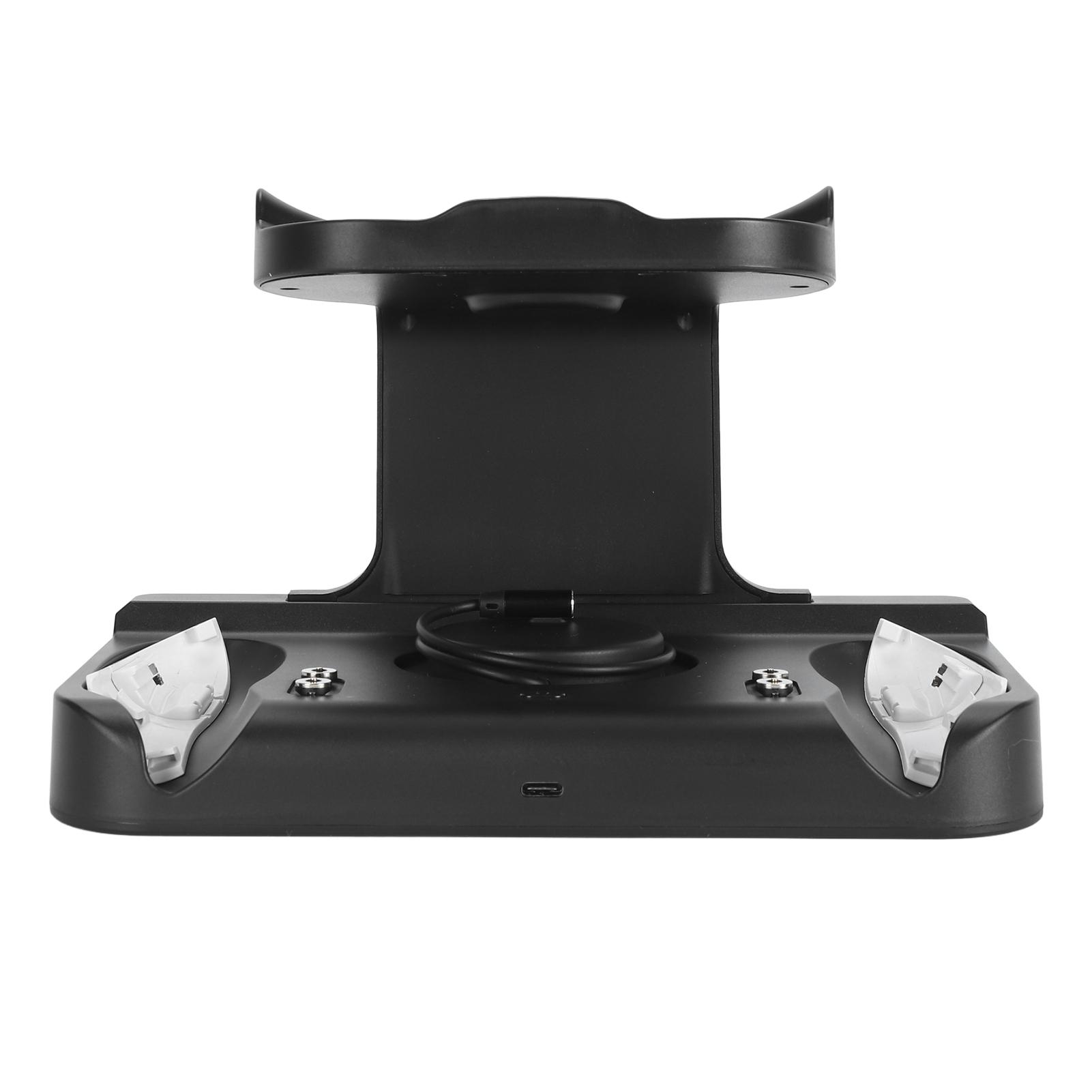 

Зарядная станция VR USB C Быстрая зарядка Многократная профилактика с 2 перезаряжаемыми батареями VR чёрный