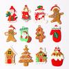 Cute Gingerbread Man Ornament Christmas Tree Hanging Decorations Pendant Holiday Gift