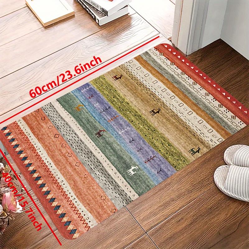 VIKAMA Creative Unique Carpet Pink Festive Doormat Kitchen Rug Runner Rug Soft Rug For Bedroom Carpet For Live Room Home Decor