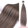 Heat Resistant Premium Organic Bio Protein Fiber Ombre Blonde Weave Bone Straight Hair Bundles Weft Synthetic Hair Extensions