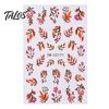 Autumn Manicure Sticker Leaf Nail Art Stickers, Waterproof Fall Maple Leaves Embellishments Decals, Self-Adhesive Stickers for Women and Girls