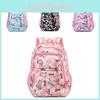 Child Patterned Alphabet Schoolbag Anti Splashing Water Wear Backpack Resistant