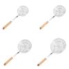 Wire Spiders Skimmer Stainless Steel Spoon with Wood Handle Professional Strainer for Cooking and Frying Kitchenwares