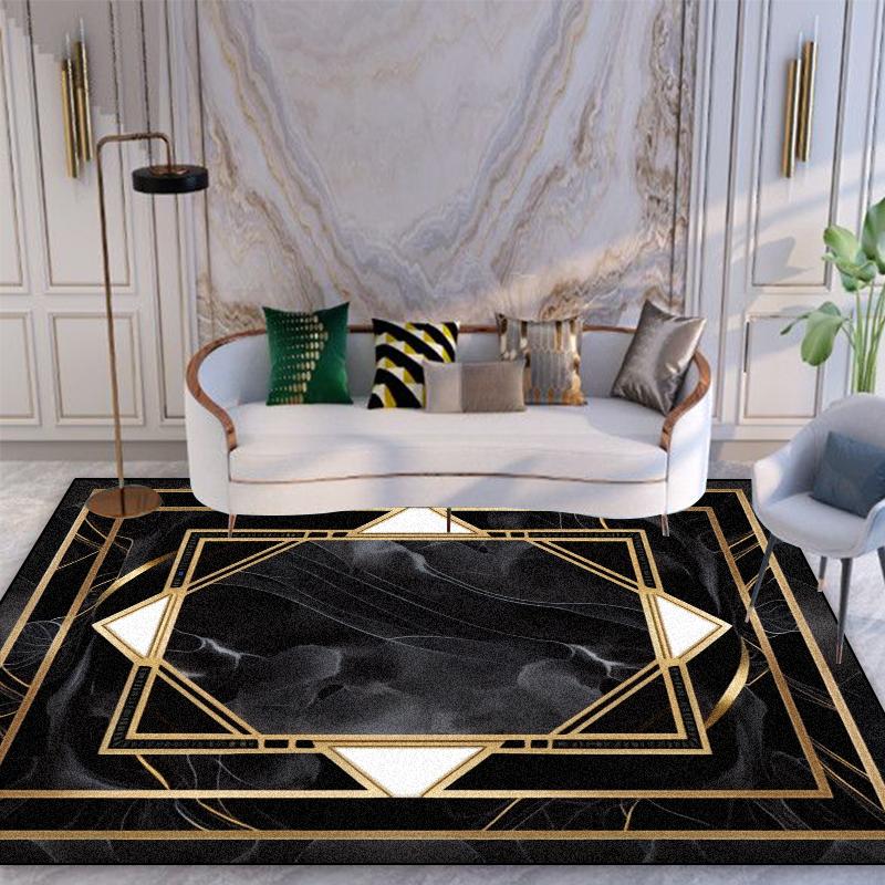 Modern Living Room Decoration Carpets Luxury Sofa Area Coffee Table Non-slip Floor Mat Home Bedroom Cloakroom Entrance Soft Rugs