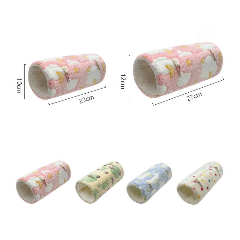 Interactive Hanging Guinea Pig Toys Fleece Lined Hamster Hideout Cozy Guinea Pig Tunnels  Resting