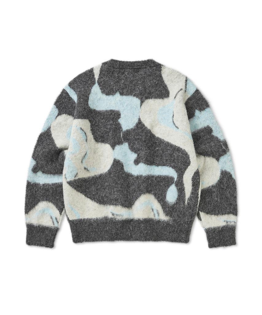CUZNELLO Drawing Crewneck Knit_Charcoal