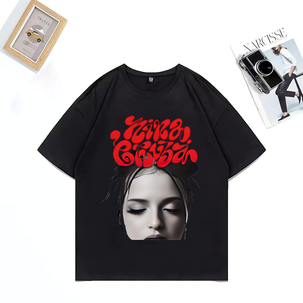 Nina Chuba Fashion classic T Shirt 2025 Unisex WOMEN vintage Oversized Cotton tshirts Hip Hop plus size tops short sleeve clothes