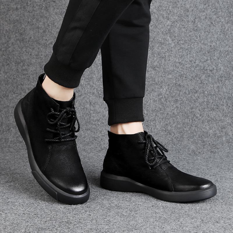 Botas de moda para hombre Tendencia otoño e invierno Botas cálidas para  hombre Botas casuales Martin comprar a buen precio — entrega gratuita,  reseñas reales con fotos — Joom