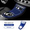 For Mercedes Benz E Class W213 2016 2018 Super Suede Car Center Console Gear Shift Panel Trim Sticker Accessories