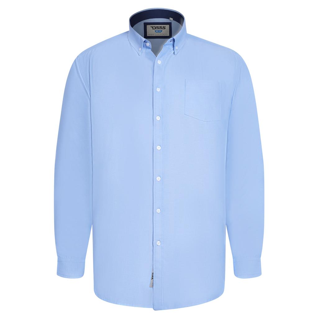 Duke Mens D555 Richard Oxford Tall Long-Sleeved Shirt
