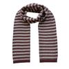 Retro Gestreifter Dickstrick Unisex Snood - Warm & Vielseitig für Herbst/Winter