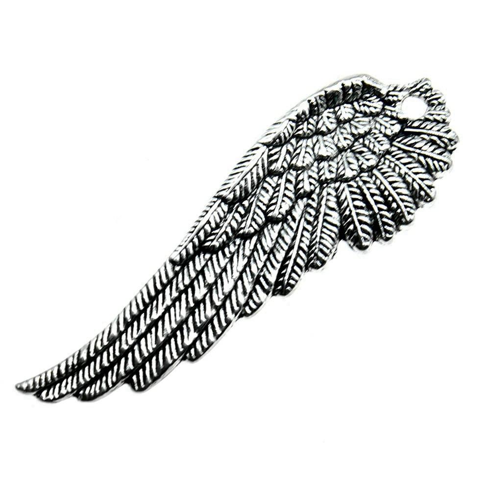 Feather Wing Charms Antique Alloy Pendants For Bohemian Jewelry Making