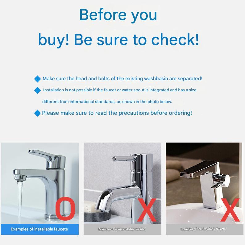 atojet Cleansing Washbasin Faucet Filter – ACF Activated Carbon Purifier, Korean