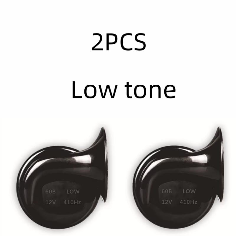 New 2pcs 12V air horn for car Snail Electric Air Horn Marine Boat Loud Alarm Kit Boat Motorcycle Dual-tone car horn Loud signal