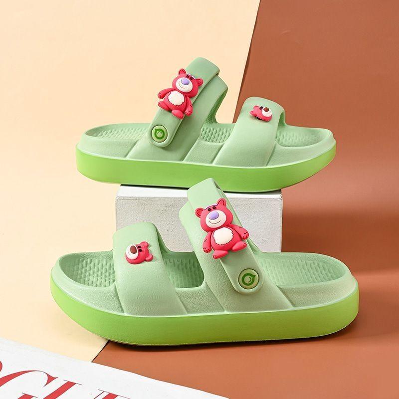 Breathable And Lightweight Pink Girls Sandals Soft Bottom Summer Beach Footwear