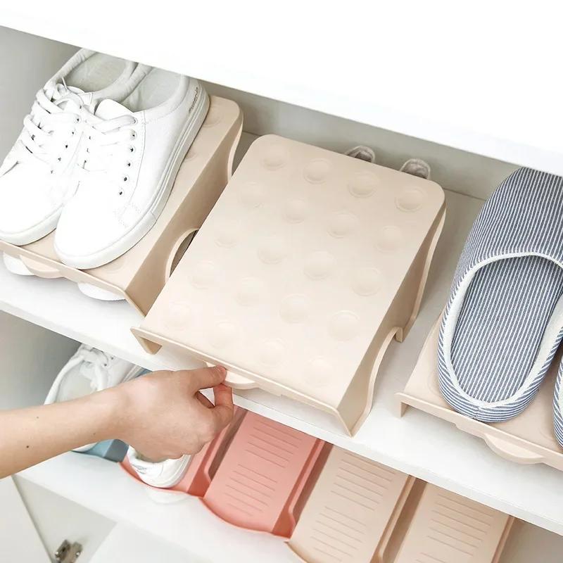 Practical Shoe Rack Plastic Shoe Racks Household Storage Shoes Save Space Shelf Shoes Support Integration Simple Space Economy