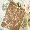 10pcs Vintage Botanical Cut-Out Papers - Lace-Like Base Sheets for Journal & Scrapbooking