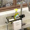 Weipeiluo Kitchen Faucet Sink Drain & Storage Organizer