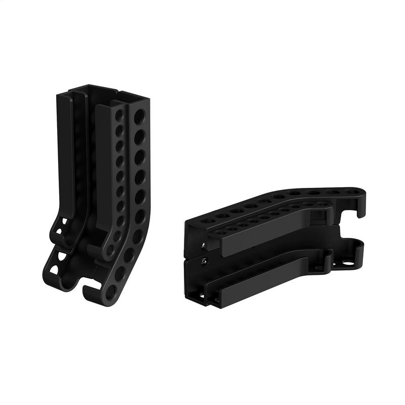 Battery Storage Organizer Wall Mount Rack For 10 AA And 10 AAA Batteries Durable Wall Mount Organizer For Kitchen Cupboar