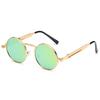 Metal Punk Style Sunglasses Retro Spring Small Frame Oval Sunglasses Street Shot Glasses 8478
