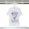 280g Double Yarn Cotton T-Shirt Couples Casablanca Castle Print Short Sleeve Round Neck Loose Fit