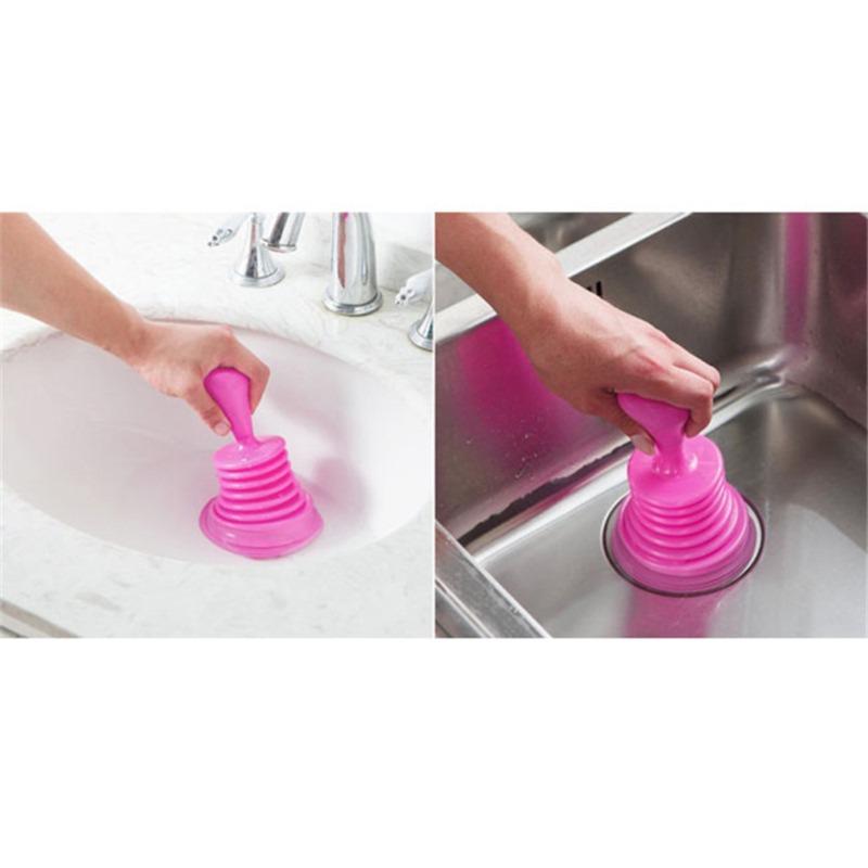 1PC Pipeline Dredge Suction Cup Toilet Plungers Press Cleaning Sink Drain Pipe Tool Sink Pipe Strong Dredger Tools Accessories