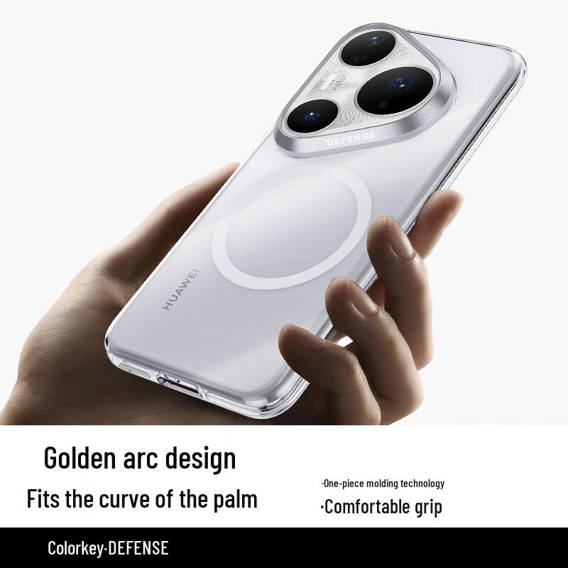 Transparent Magnetic Anti-Fall Phone Case for Huawei Pura 80 Pro/Pro+