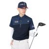 Coq Sportif ing szett belső váltással NV00 [Le Golf] Rövid ujjú réteg, dizájn, izzadságelnyelő, gyorsan száradó, rugalmas, UPF50+, golf,