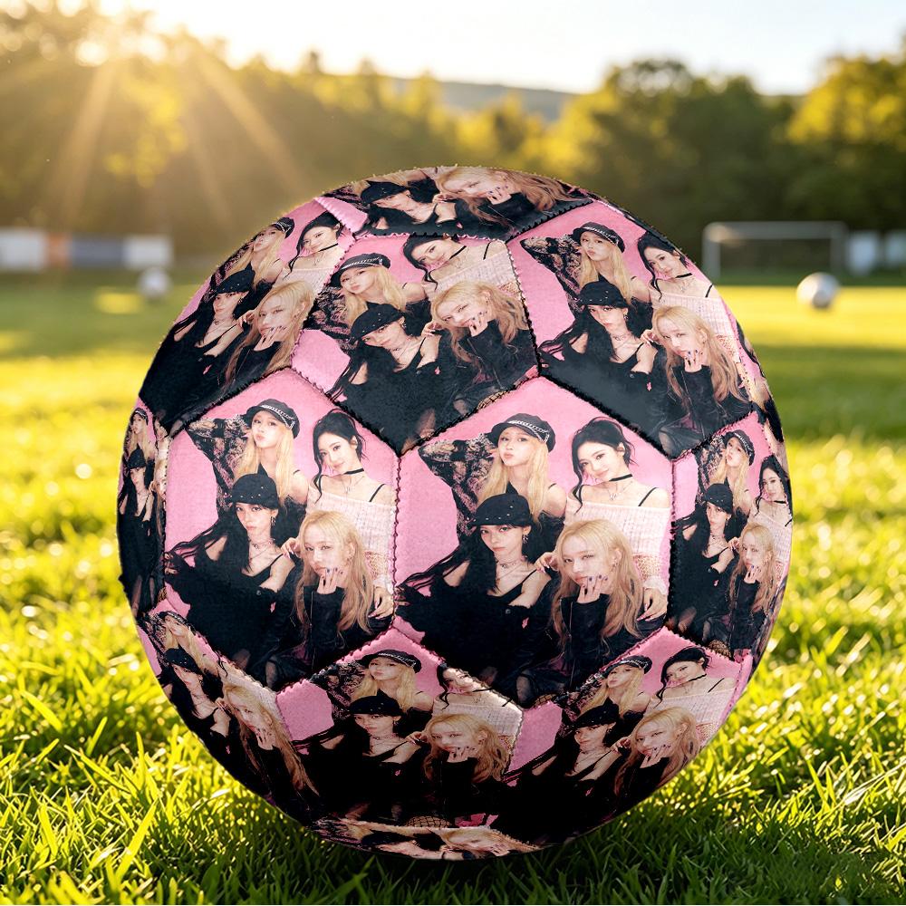 Aespa Size 5 Soccer Ball, Durable Standard Football For Training Match Outdoor Sports