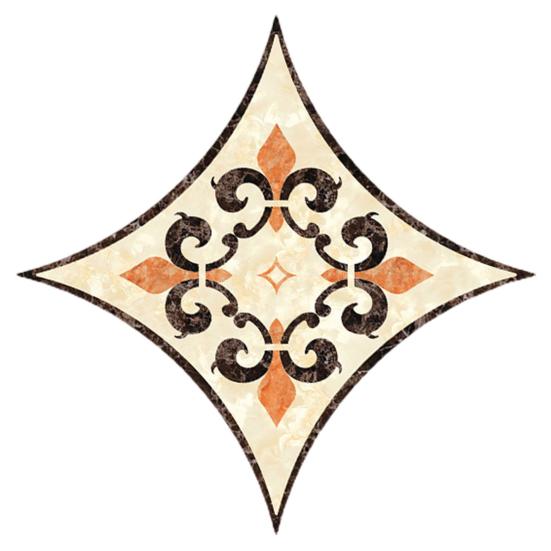 36Pcs Decals Vintage Multipurpose PVC Retro Self-adhesive Floor Stickers for Living Room