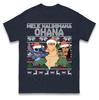 Lilo Stitch Christmas T Shirt Funny Stitch Xmas Outfit Unisex Tee Shirt Gift