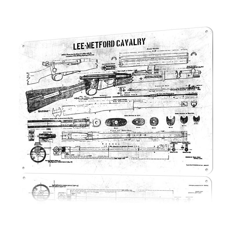 Leemetford Cavalry Poster Customized Vintage Metal Signs Wall Art Retro Tin Plaque for Custom Plate Modern Home Decoration House 20x30cm(7.8x11.8inch)
