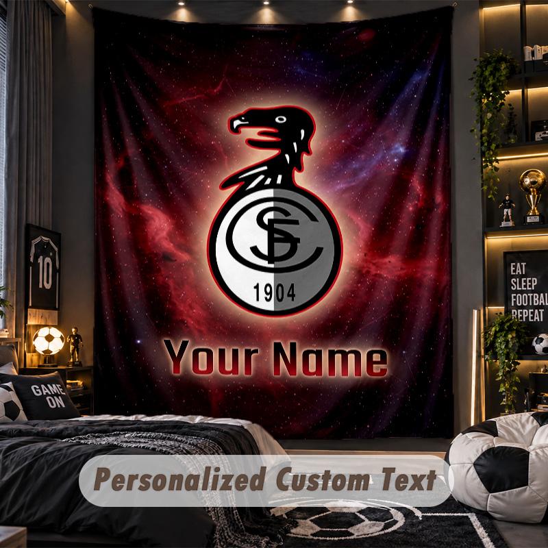 TapestrySC Freiburg FC Custom Name Text Personalized Wall Hanging Tapestry Home Wall Decor